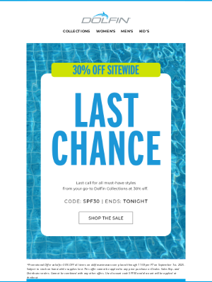 Dolfin Swimwear - Wave 🌊 Goodbye to 30% OFF Sitewide