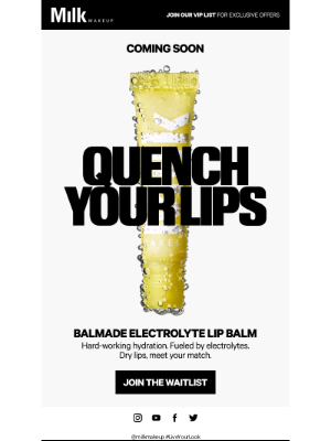 Milk Makeup - Dry lips, meet your match.