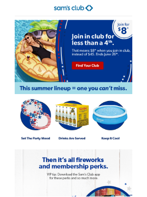 Sam's Club - Ends soon! Join for just $8.