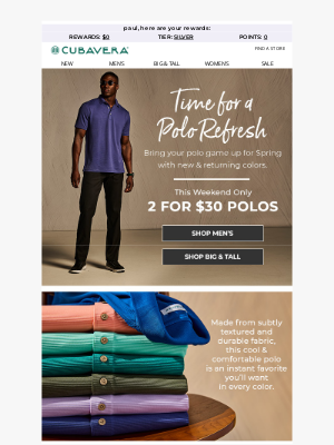 Cubavera - ON NOW: The Polo Flash Sale