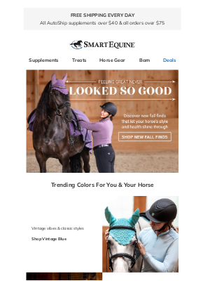 SmartPak Equine - New Fall Styles Just Dropped