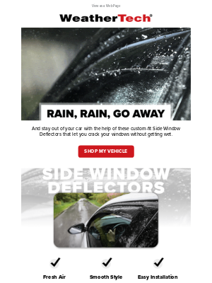 WeatherTech - Raining on Your Parade?