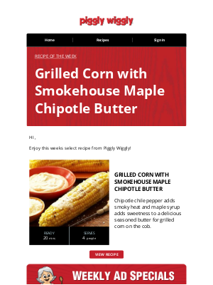Piggly Wiggly - Recipe of the Week from Piggly Wiggly.
