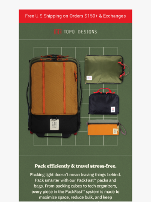 Topo Designs - 🧳 Maximize Every Inch of Your Travel Bag