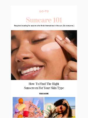 Go-To Skin Care - All Your Suncare Qs, Answered.