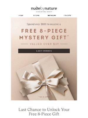 Nude By Nature (Australia) - Last Chance To Unlock Your FREE 8-Piece Gift 🗝️