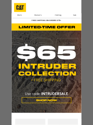Cat Footwear - Hurry! $65 Intruders + Free Shipping won't last long