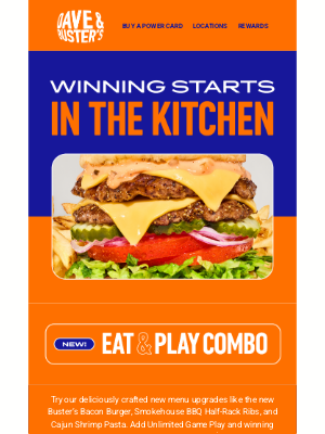 Dig into our tasty new Eat & Play Combo