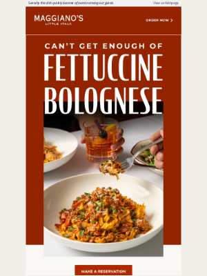 Maggiano's Little Italy - Have you tried our Fettuccine Bolognese?