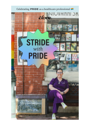 Clove - Celebrating Pride as a healthcare professional 🏳️‍🌈