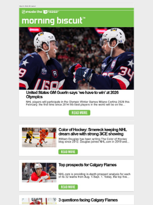 NHL - Your morning league news is here!