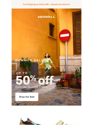 Merrell - Stock up & save on your favorites during our Summer Sale