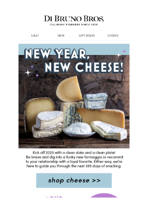 Di Bruno Bros. - New Year's Resolution: Eat More Cheese!