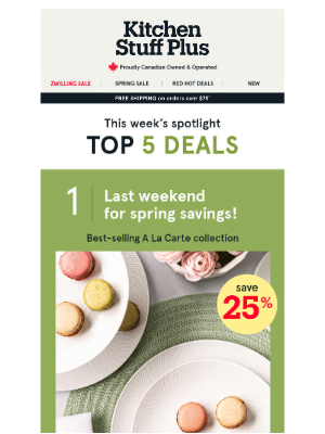 Kitchen Stuff Plus - Last call for Easter must-haves! 🐣