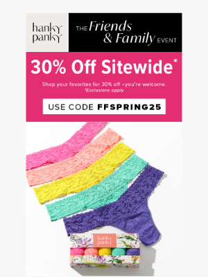 Hanky Panky - LAST CHANCE: 30% Off Sitewide*