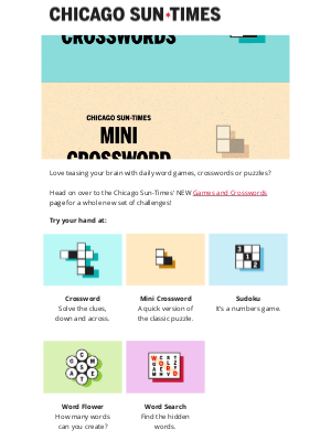 Chicago Sun-Times - Play our new Games & Crosswords!