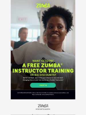 Zumba Fitness - 10 free Zumba Instructor Trainings are up for grabs!