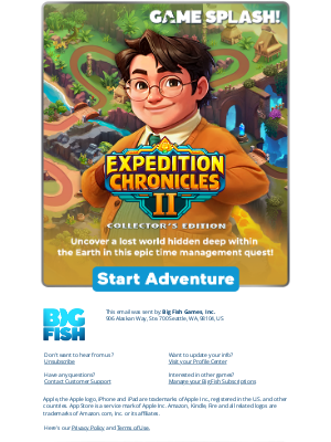 Big Fish Games - ✈️ NEW Expedition Chronicles! ⏳