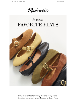 Madewell - Now trending: favorite flats