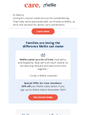 Care - How families are finding support with Care & Mellie