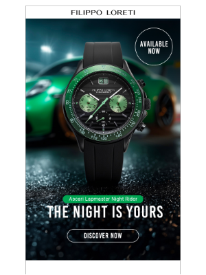 Filippo Loreti - Own the Night with Ascari Lapmaster Night Rider 🏁