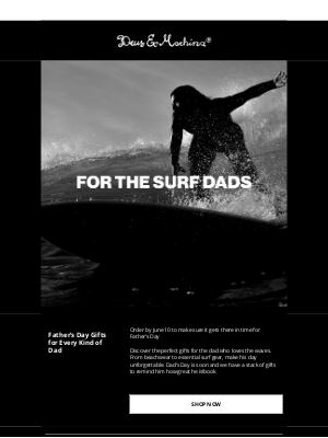 Deus Ex Machina - Top Gifts for Surf Dads