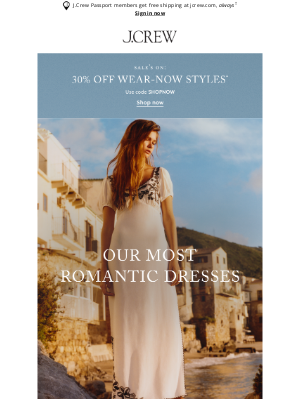 Dress for summer romance...