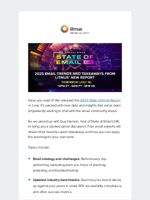 Litmus - 4 pros dissect 2025 email stats and how to use them in your strategy