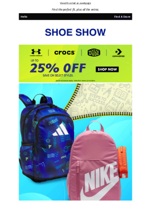 SHOE SHOW - Get Set for School with New Sneakers and Backpacks 👟🎒