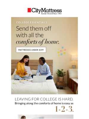City Mattress - College Essentials made easy