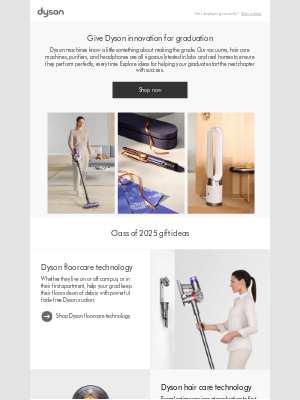 Dyson - Give your grad the gift of innovation