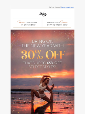 Mika Yoga Wear - New Year, New SALE!