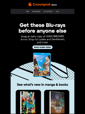 Crunchyroll - New Home Video for Pre-Order 🔥