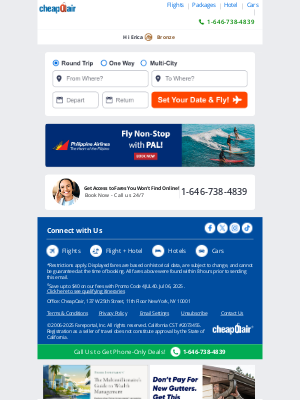 CheapOair - ✈  Discover Great Low Fares Today!
