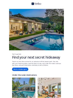 VRBO - Getaways off the beaten path