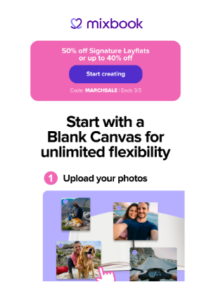 Mixbook - Flex your creativity with a blank canvas 💪