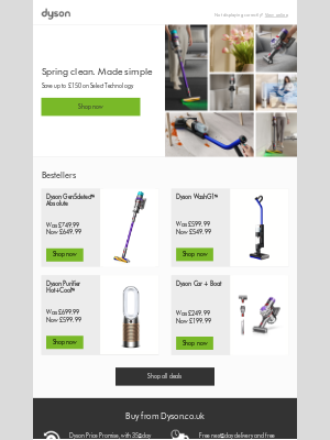 Dyson (United Kingdom) - Spring cleaning. Made simple.