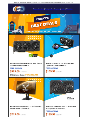 Newegg - 🔥 Stock Up on These Hot Items 🔥