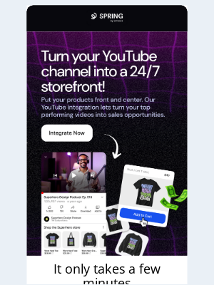 Teespring - Turn your YouTube channel into a 24/7 storefront!