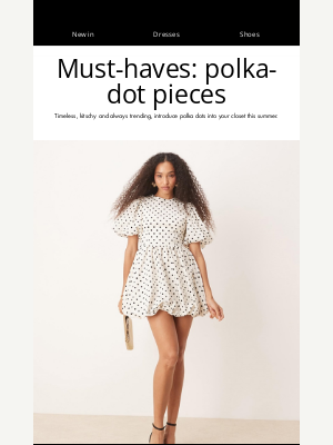 ASOS  - Must-haves: polka-dot pieces