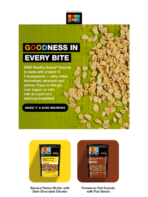 KIND Snacks - Crunch Time: Try Our Irresistible KIND Granola!