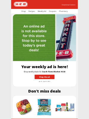 H-E-B - Your weekly ad is here!