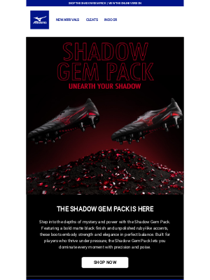 Mizuno Running - Unearth the Darkness: Shadow Gem Pack Has Arrived