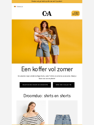 C&A (Belgium) - Jouw vakantie, jouw items ✈️