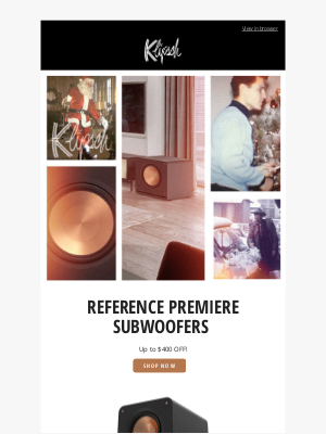 Klipsch - REFERENCE PREMIERE | Up to $400 OFF Top-selling Subwoofers!