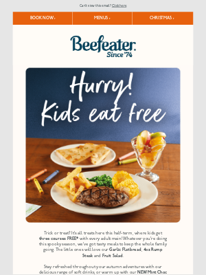 Brewers Fayre (United Kingdom) - This is waiting... Save on your bill with free meals for the little ones