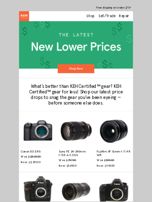 Keh - New lower prices, same great gear 📸