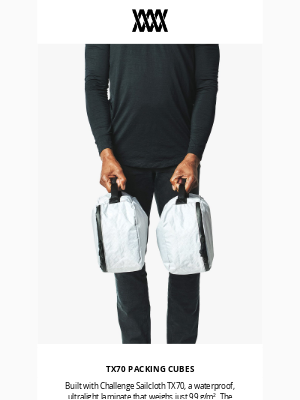 [New] PACKING CUBES // MISSION WORKSHOP