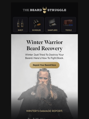 The Beard Struggle - Rescue Your Beard from Winter's Brutal Beatdown