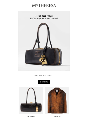My Theresa - Exclusive pre-shopping: Miu Miu, Bottega Veneta, Prada